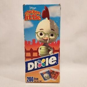 Dixie Cups Disney's‎ Chicken Little 3 oz *Partial/Some Missing*